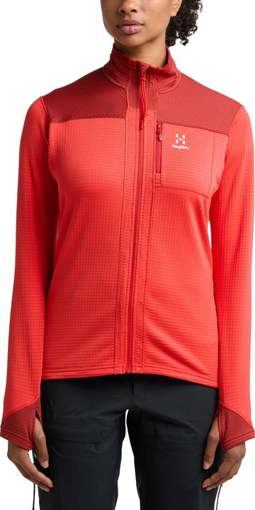Produktbild Haglöfs ROC Spitz Mid Jacket Women Poppy red/Corrosion (M)