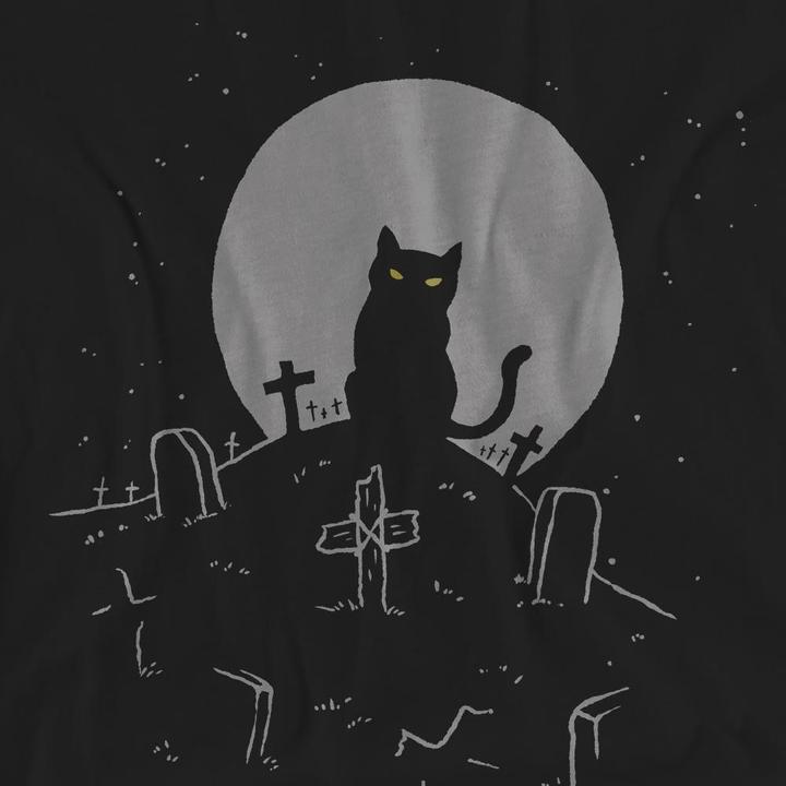 Image du produit Pet Sematary - T-shirt CAT WITH TOMBSTONES - Adulte (L)