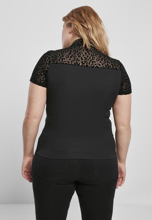 Immagine prodotto Urban Classics Maglietta a collo alto con pizzo Flock da donna (4XL)