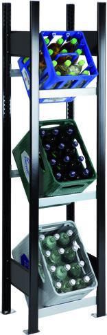 Actual product image Schulte Lagertechnik Beverage crate basic rack