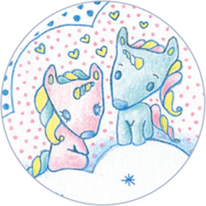 Actual product image Djeco musical clock unicorn