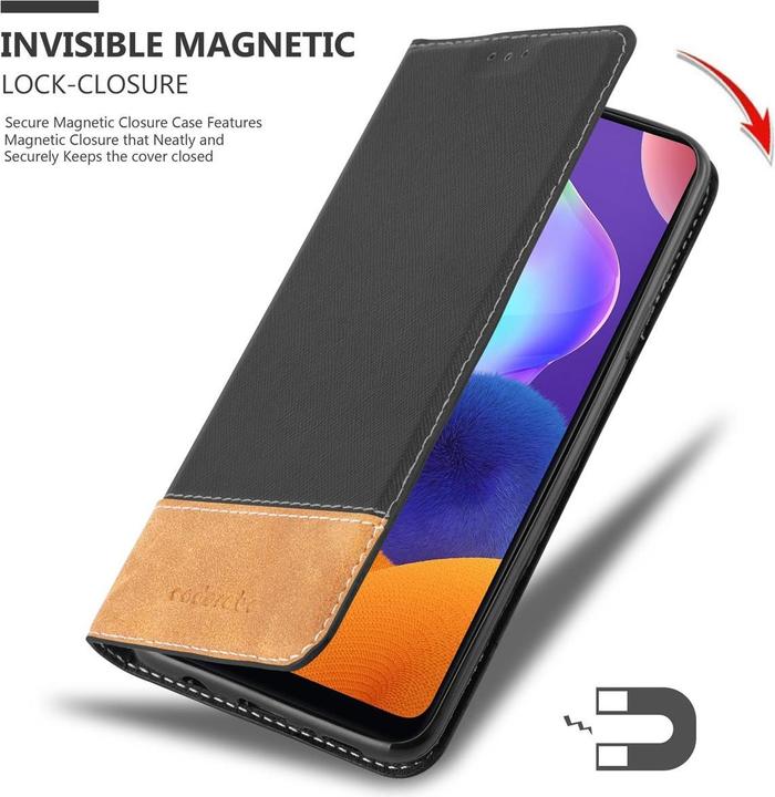 Produktbild Cadorabo X-Wallet Kunstlederkombi Hülle (Samsung Galaxy A31)