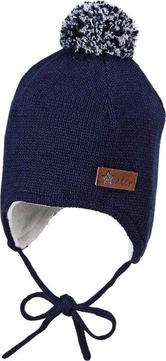 Produktbild Sterntaler Strickmütze Bommel Marine Gr. 43 (43)
