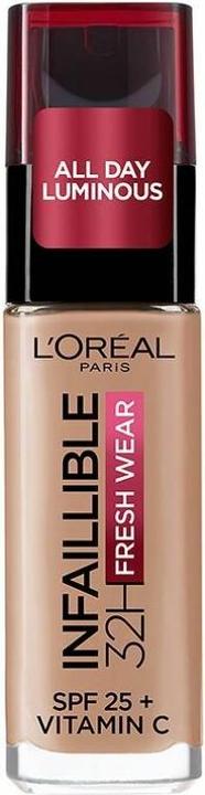 Immagine prodotto L'Oréal Paris INFAILIBILE FRESH WEAR 32H SPF25 vitamina c #225 30 ml (Sabbia beige)