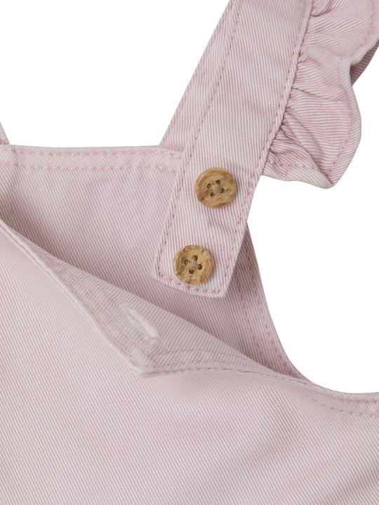 Image du produit Vertbaudet Kurze Baby Latzhose mit Volants, Lyocell/Baumwolle (74)