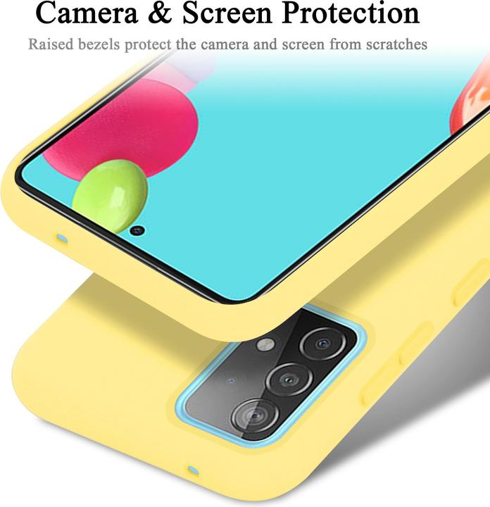 Actual product image Cadorabo TPU Liquid Silicone Case Cover (Samsung Galaxy A52)