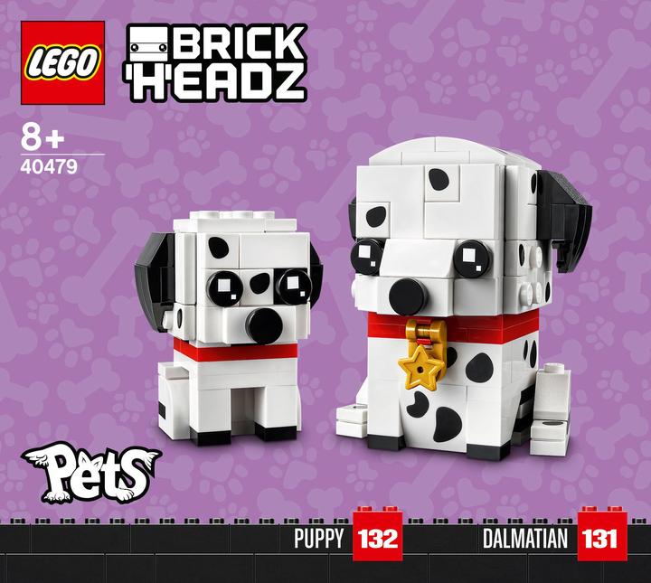 Produktbild LEGO BrickHeadz Dalmatiner 40479 (40479, LEGO Brickheadz)