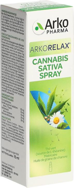 Produktbild Arkopharma Arkorelax Cannabis Sativa Flash Spray (1 Stück, Spray, 66 g)