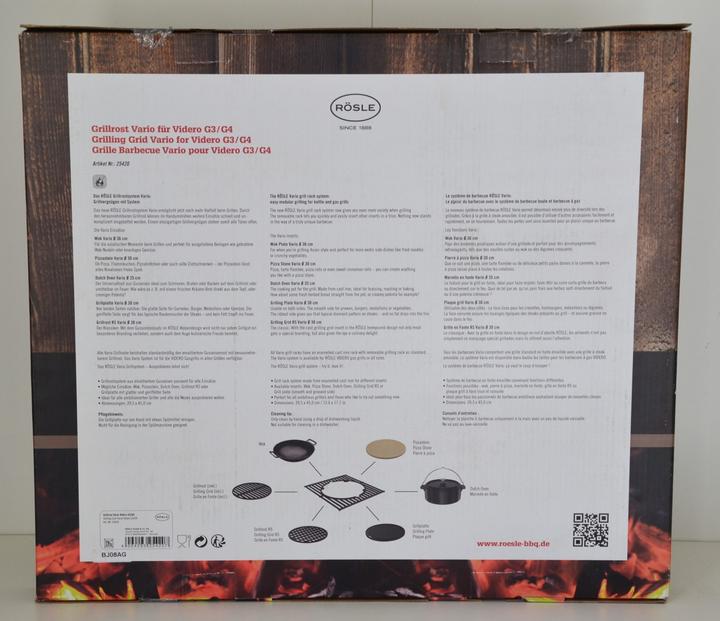 Produktbild Rösle Grillrost zu Grill Vario Videro G3 G4