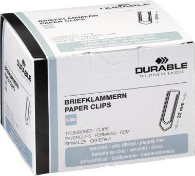 Actual product image Durable Paper clips (1000 x)