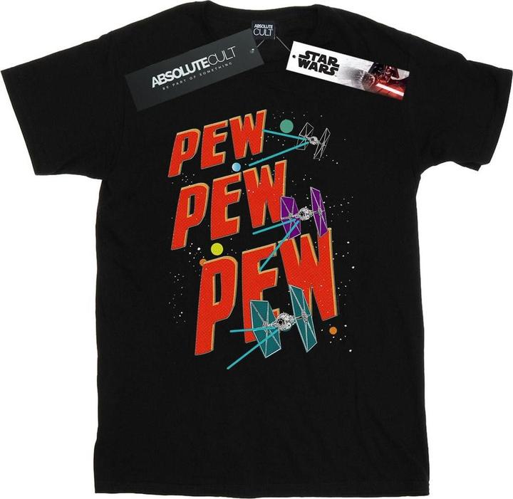 Actual product image Star Wars Mens Tie Fighters Pew Pew T-Shirt (XL)