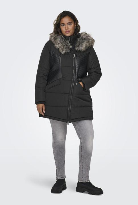 Image du produit Only Manteau à capuche en fourrure Curvy (L)