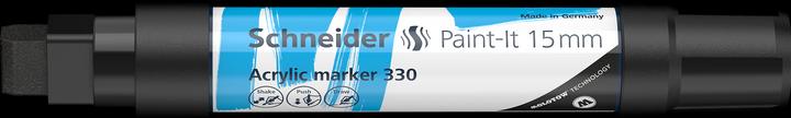 Actual product image Schneider Acrylic marker Paint-It 330 15mm black (Black, 15 mm, 1 x)