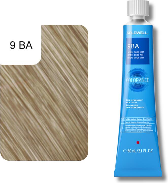 Image du produit Goldwell Colorance Tube Demi-Permanente (9BA beige fumé clair)