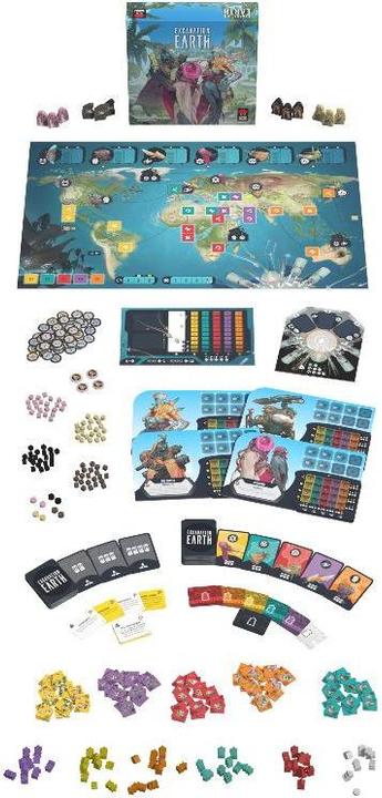 Actual product image Mighty Boards MIBD0002 - Excavation Earth, Board game, 1-4 players, ages 14+ (DE edition) (German)