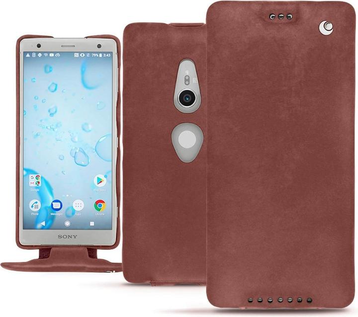 Productafbeelding Noreve Lederen omslag verticaal (Sony Xperia XZ2)