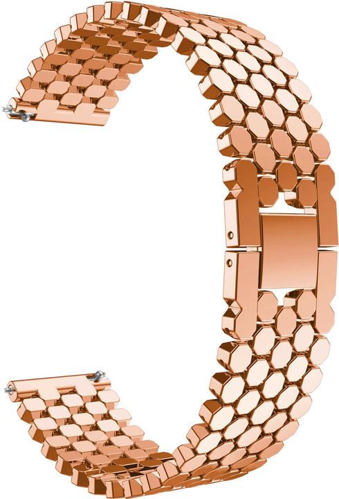 Actual product image Strap-it Steel bracelet (22 mm, Stainless steel, Grit X)