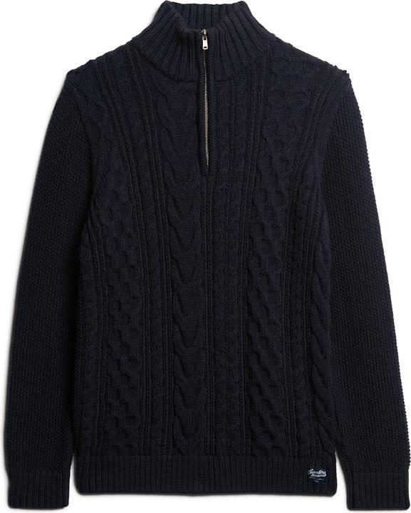 Superdry half-zip knit weater uperdry jacob cable (S)