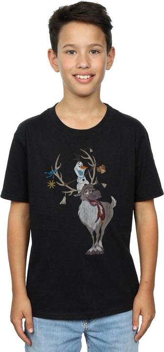 Image du produit Disney - T-shirt FROZEN SVEN AND OLAF CHRISTMAS ORNAMENTS - Garçon (116)