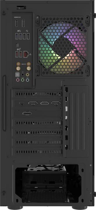 Produktbild Fury Obudowa OBUDOWA SHOBO SH4 RGB MIDI TOWER Z OKNEM CZARNA (ATX, mATX, Mini-ITX)