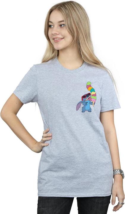 Immagine prodotto Disney Lilo And Stitch Ice Cream Maglietta Ampia Donna (XL)