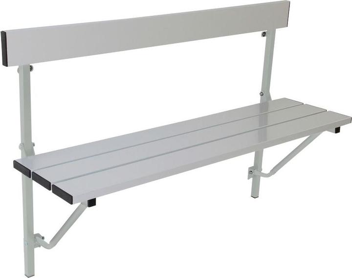 Sypro Folding wall bench, aluminium, 120.0000 cm