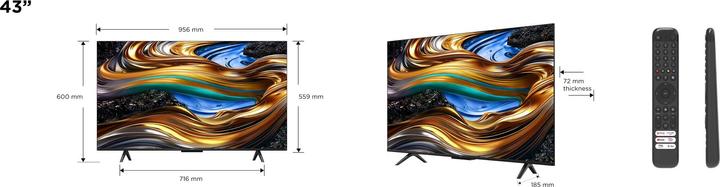 Actual product image TCL 43P755 (43", LED, 4K, 2024)