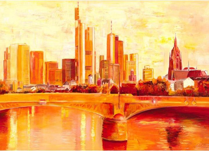 Image du produit Trenddeko Schüssler - Skyline Francfort (480 x 350 cm)