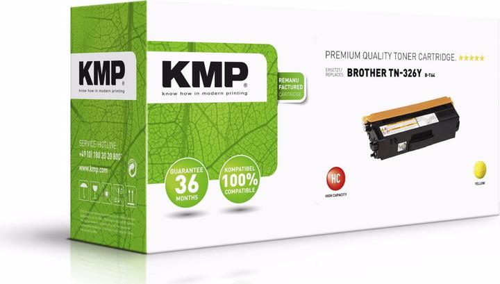 Image du produit KMP B-T64 Toner yellow compatible avec Brother TN-326 Y (Y)