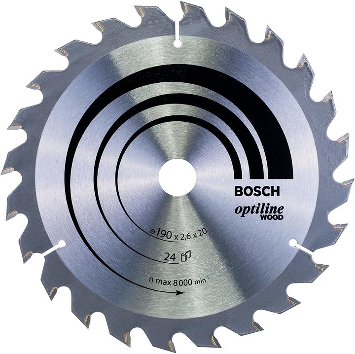 Image du produit Bosch Professional Zubehör Lame de scie circulaire PRO Wood, 190 x 2.6 x 20 mm