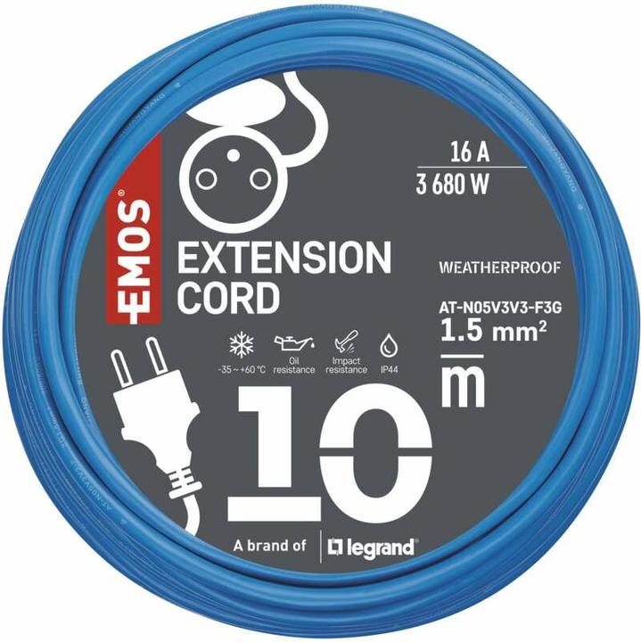 Image du produit Emos Prodlužka 1z Nemrznoucí Câble (10 m, PECO 7/5)