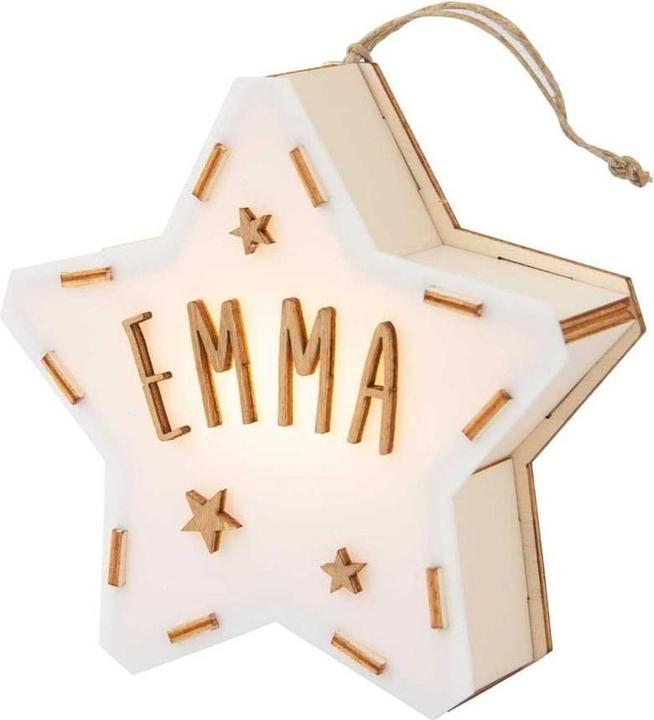 Actual product image Vintiun Star lamp mini personalizable