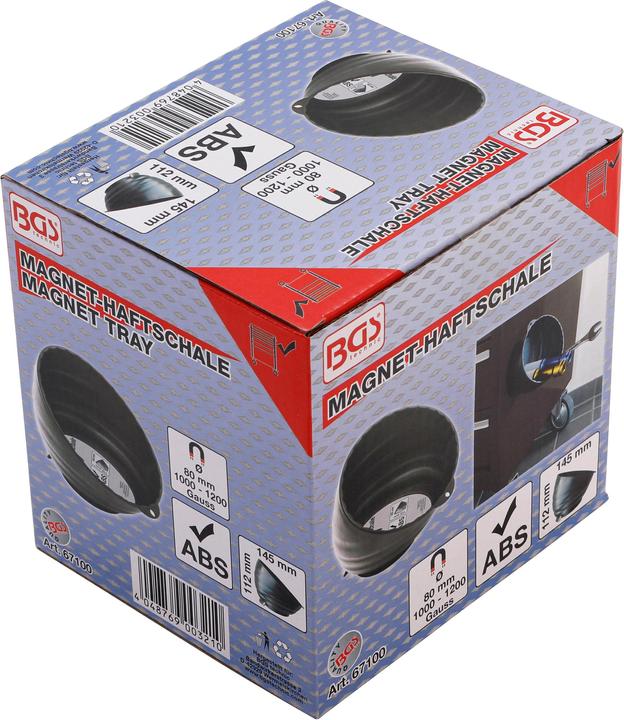 Immagine prodotto BGS Vaschetta magnetica bordi extra alti Ø 145 mm