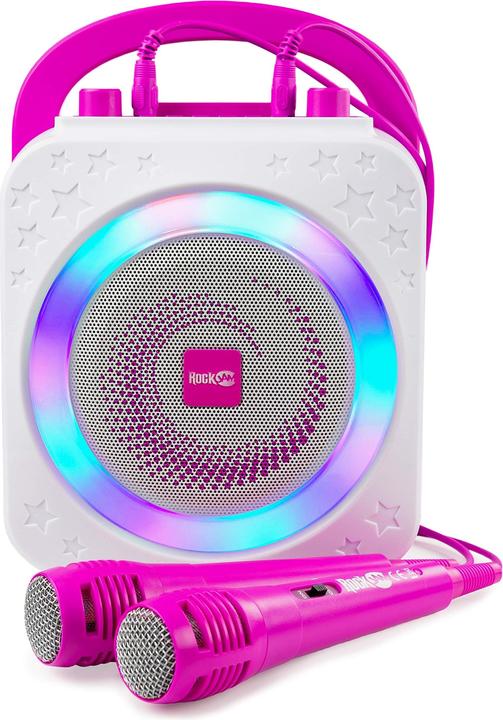Actual product image PDT RockJam BT Party Karaoke Mac Pink