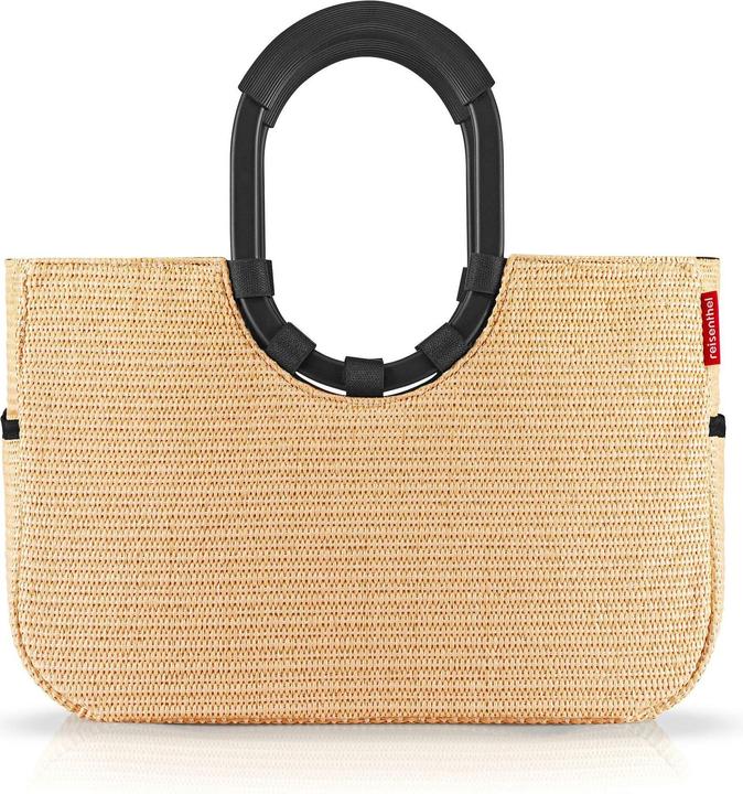 reisenthel loopshopper M frame raffia black
