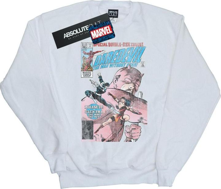 Daredevil Distressed Bullseye Vs Elektra Cover Sweatshirt (XXL)