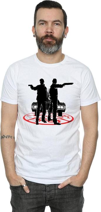Actual product image Supernatural Mens Sam And Dean Silhouette T-Shirt (XXL)