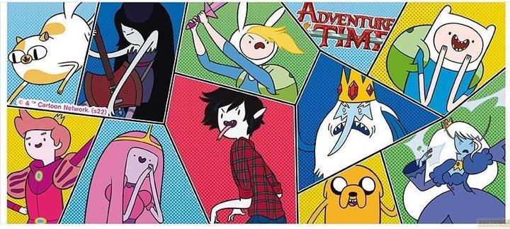 Actual product image ABYstyle ADVENTURE TIME - Mug - 320 ml - Characters Group - subli x2 (320 ml, 1 x)