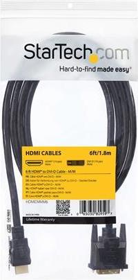 Actual product image StarTech HDMI (Typ A) — DVI (1.80 m, DVI)