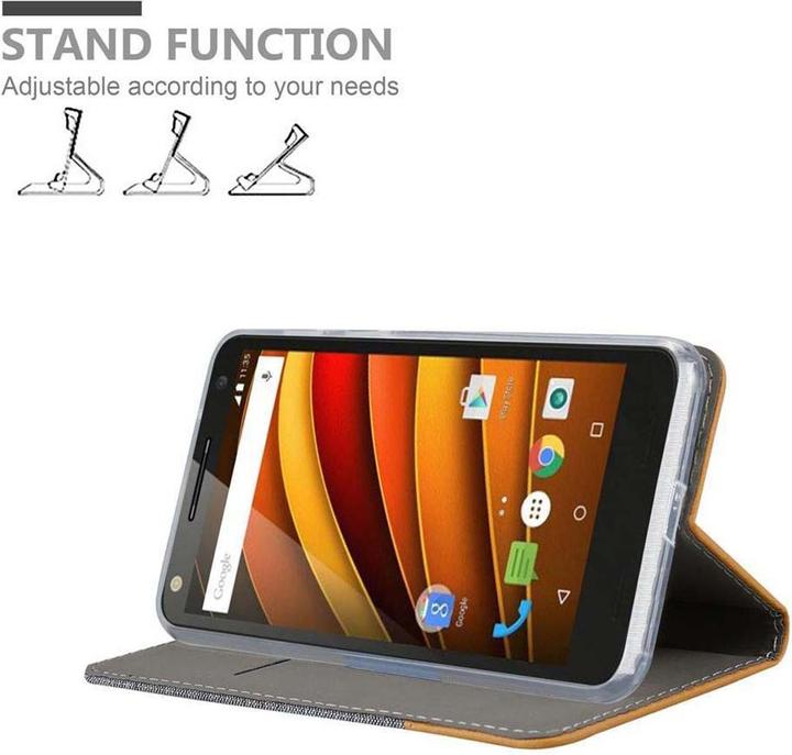 Productafbeelding Cadorabo Boek Jeans Optiek Cover (Motorola Moto X3)
