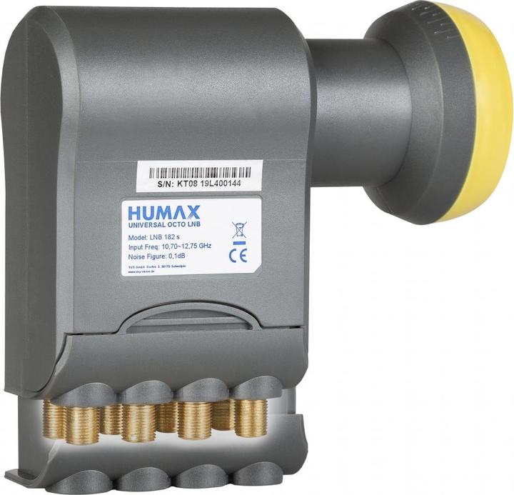 Actual product image Humax LNB 182s - F - 4 cm - 60 mm - 135 mm - 115 mm - 470 g (Octo LNB, 40mm)