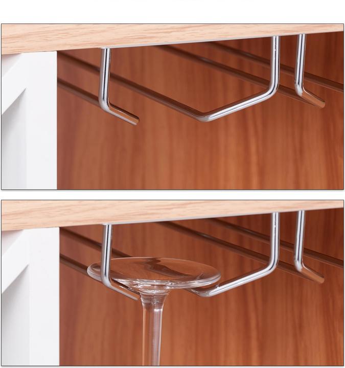 Image du produit Relaxdays Étagère à vin, 8 bouteilles (63 x 35 x 96 cm)