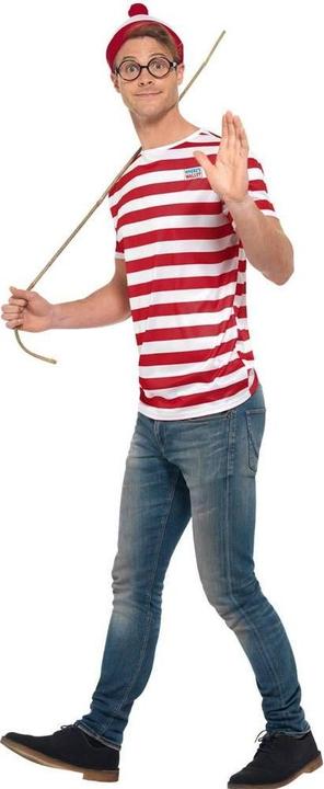Actual product image Wheres Wally? Unisex Adult Costume Set (M)