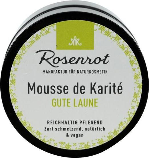 Produktbild Rosenrot Mousse de Karité GUTE LAUNE (Body Butter, 100 ml)