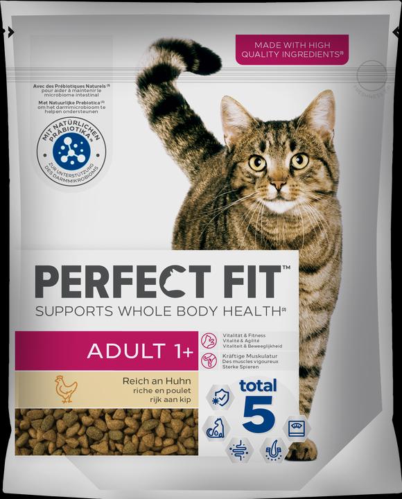 Produktbild Perfect Fit Katze Trocken Adult 1+ Huhn 750g (Adult, 1 Stk., 750 g)