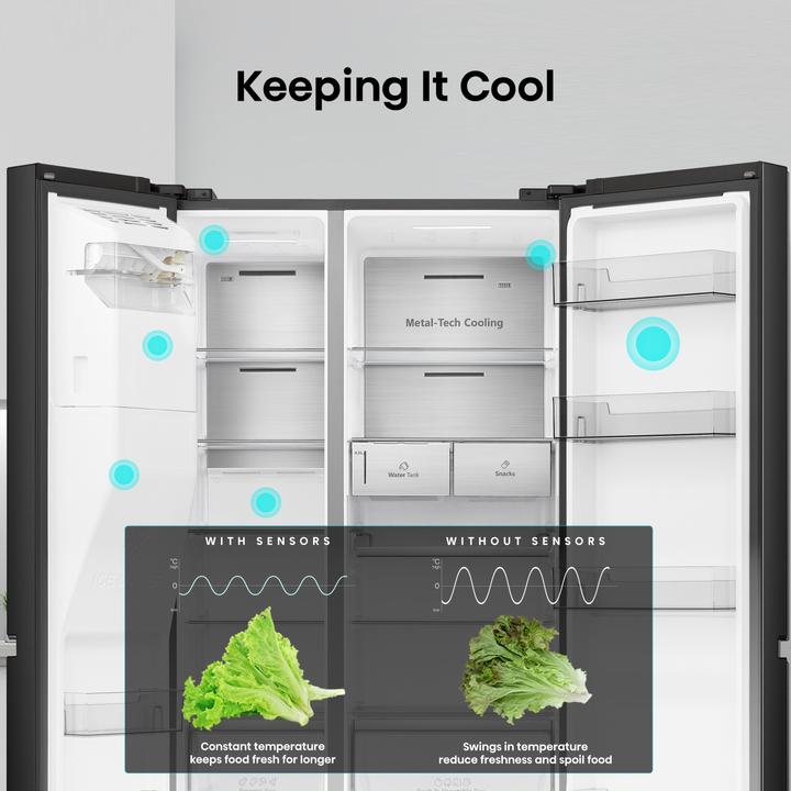 Image du produit Hisense RS818N4TFE NoFrost (632 l)