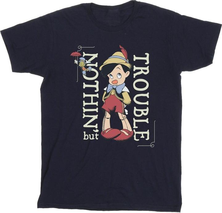 Image du produit Disney - T-shirt PINOCCHIO NOTHING BUT TROUBLE - Homme (XXL)
