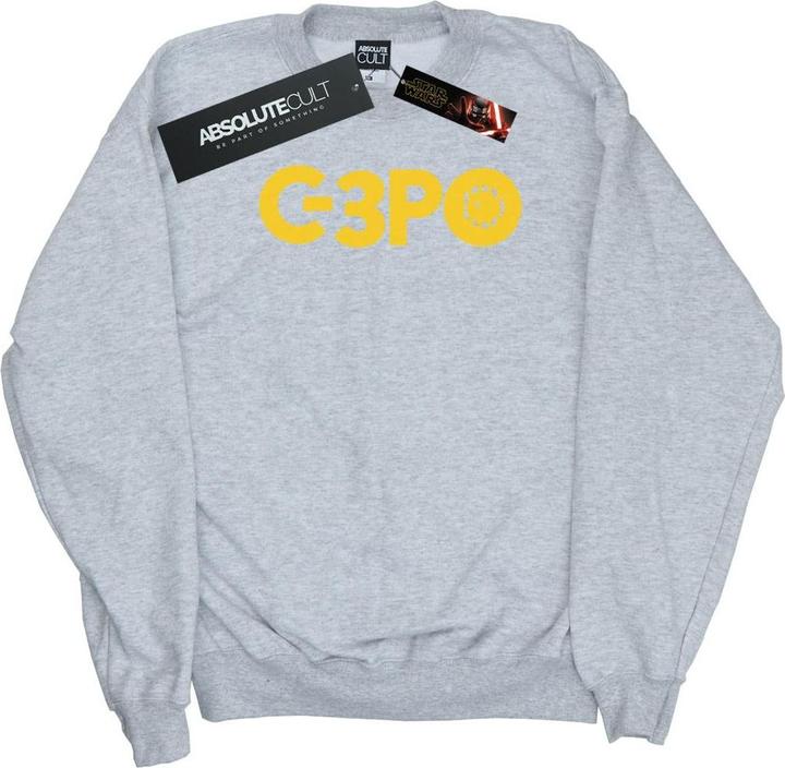 Produktbild Star Wars The Rise Of Skywalker C3PO Text Logo Sweatshirt (M)