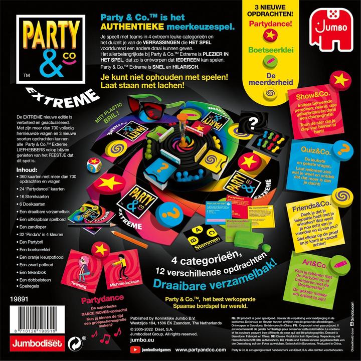 Actual product image Jumbo Party & Co Extreme Board Game (Dutch)