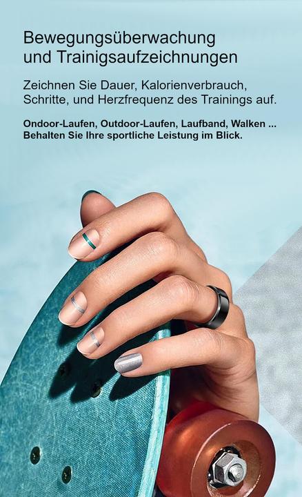 Produktbild Felixx Smart Ring SR6 (9, Schwarz)